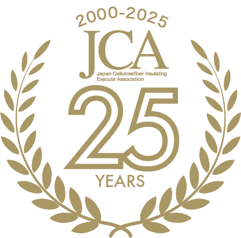 JCA設立25周年記念ロゴ